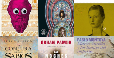 imagen con las portadas de seis de las siete novelas que se recomiendan en el artículo
