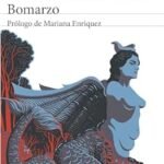 portada de la novela de manuel mujica láinez, bomarzo, en cuya portada aparece un dibujo de una figura del jardín de bomarzo