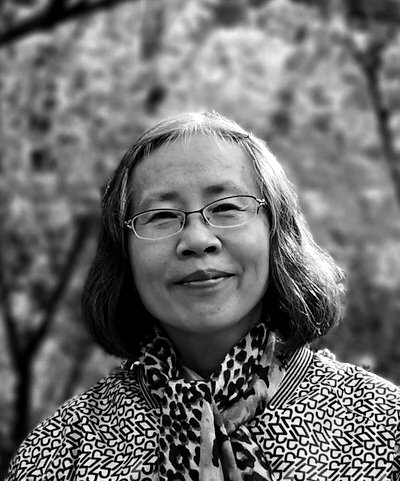 imagen frontal de can xue en la que aparece sonriente
